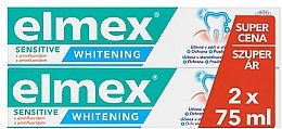 Kup Zestaw - Elmex Professional Sensitive Whitening Teeth (toothpaste/2x75ml)