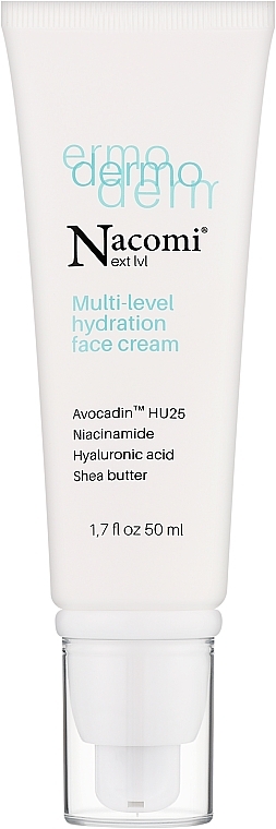 Nawilżający krem do twarzy - Nacomi Multi-level Hydration Face Cream