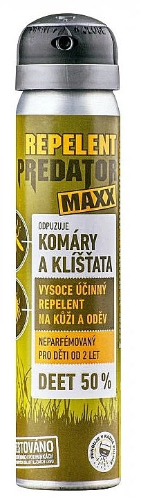 Spray ochronny przed komarami i kleszczami - Predator Repelent Maxx — Zdjęcie N1