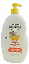 Mydło w płynie do kąpieli dla dzieci Mleczko migdałowe - Nenuco Moisturizing Bath Soap With Almond Milk — Zdjęcie N1