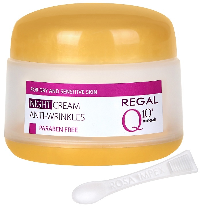 Q10 + Minerals przeciwzmarszczkowy krem na noc do skóry suchej i wrażliwej - Regal Q10 + Minerals Night Cream Anti-Wrinkles — Zdjęcie N2
