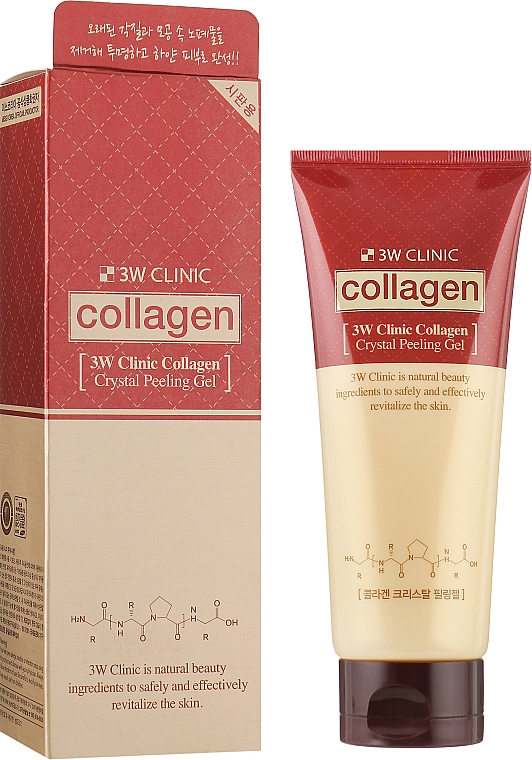 Żel peelingujący z kolagenem - 3w Clinic Collagen Crystal Peeling Gel — Zdjęcie N1