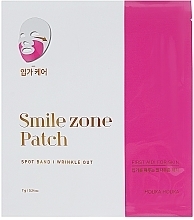 Maseczka przeciwzmarszczkowa do fałdów nosowo-wargowych - Holika Holika Spot Band Smile Zone Patch — Zdjęcie N1