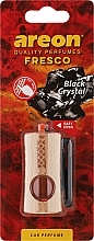 Odświeżacz powietrza do samochodu Black Crystal - Areon Fresco New Black Crystal Car Perfume — Zdjęcie N1