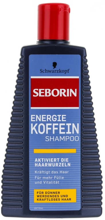Szampon Energie Koffein do słabych i cienkich włosów - Schwarzkopf Seborin Shampoo — Zdjęcie N1