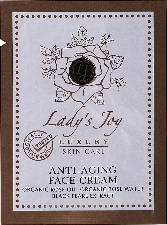 Przeciwzmarszczkowy krem do twarzy - Bulgarian Rose lady ' s Joy Luxury Anti-Aging Face Cream (próbka) — Zdjęcie N1