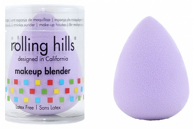 Gąbka do makijażu Fioletowa - Rolling Hills Makeup Blender Light Purple