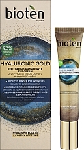 Rewitalizujący krem przeciwzmarszczkowy pod oczy - Bioten Hyaluronic Gold Replumping Antiwrinkle Eye Cream — Zdjęcie N2
