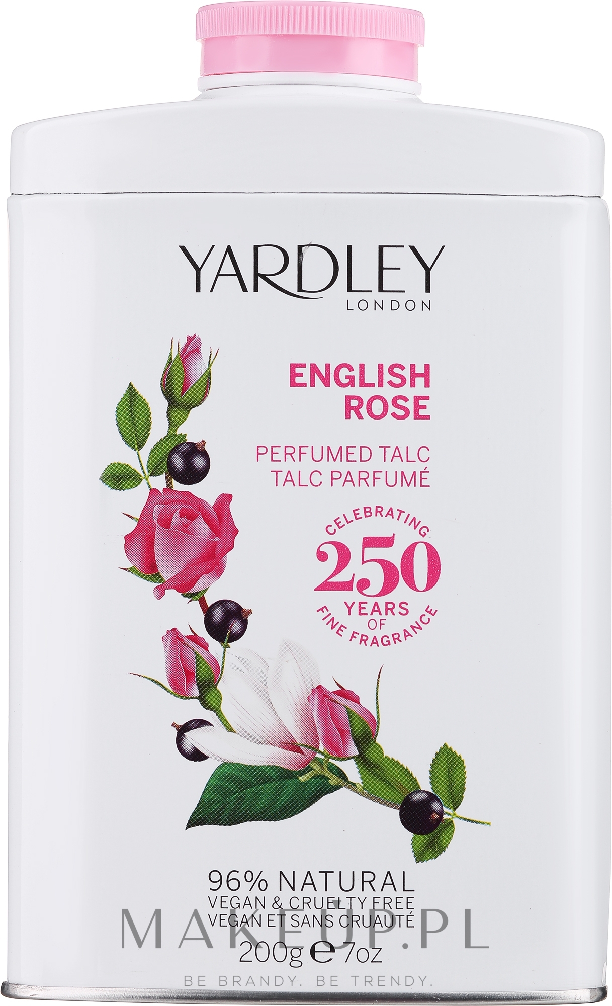 Perfumowany talk do ciała - Yardley English Rose Perfumed Talc — Zdjęcie 200 g