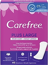 Kup Wkładki higieniczne, 46 szt. - Carefree Plus Large Fresh Scent
