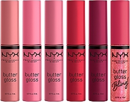 Zestaw do makijażu ust - NYX Professional Makeup Home Alone Little Nero's Pizza Butter Gloss Set — Zdjęcie N13