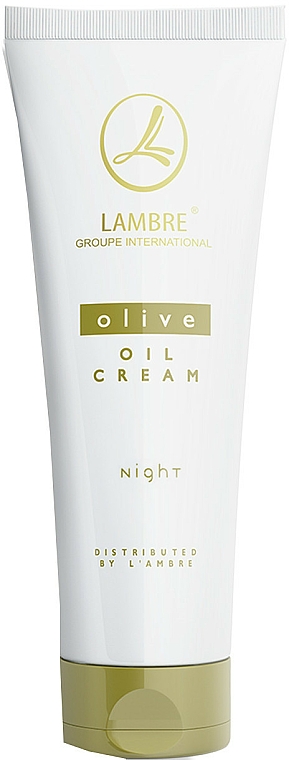 Liftingujący krem do twarzy na noc - Lambre Olive Oil Line Oil Night Cream Night