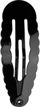 Czarne spinki do włosów Riffel Medium, 6 szt. - Titania — Zdjęcie N2