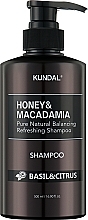 Kup Regulujący szampon do włosów Miód i makadamia - Kundal Honey & Macadamia Shampoo Basil & Citrus