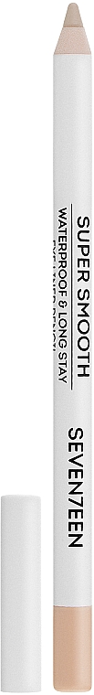 Wodoodporny kredka do oczu - Seventeen Supersmooth Waterproof Eyeliner — Zdjęcie N1
