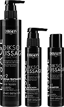 Zestaw do prostowania włosów - Dikson Dikso Lissage Lissactive Mini Kit (shm/100ml + h/cr/250ml + h/mask/100ml) — Zdjęcie N2