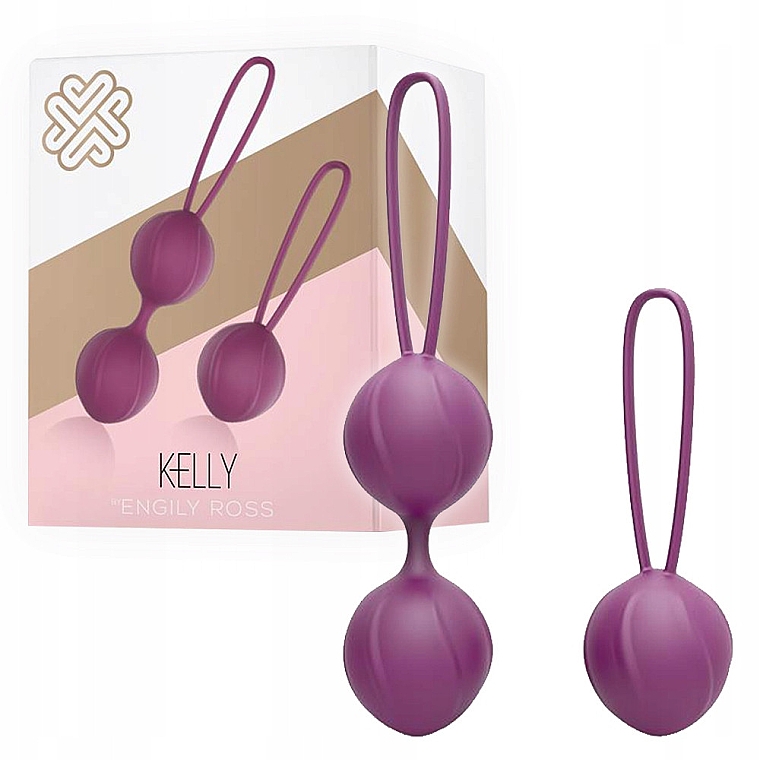 Kulki stymulujące, fioletowe - Engily Ross Kelly Purple — Zdjęcie N2