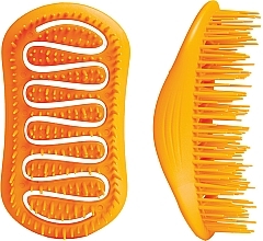 Szczotka do włosów, pomarańczowa - IDC Institute Neon Detangler Brush — Zdjęcie N1