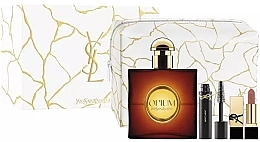 Kup Yves Saint Laurent Opium - Zestaw (edp/50ml + mascara/2ml + lipstick/1.3g + pouch)