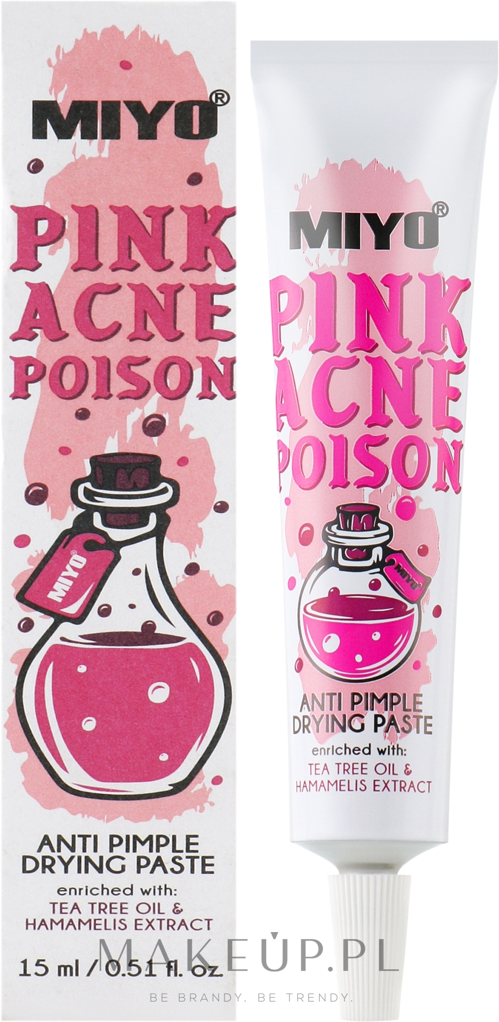 Pasta wysuszająca niedoskonałości - Miyo Pink Acne Poison — Zdjęcie 15 ml