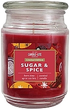 Kup Świeca zapachowa w słoiku - Candle-Lite Company Sugar & Spice Candle