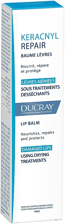 Odbudowujący balsam do ust - Ducray Keracnyl Repair Lip Balm — Zdjęcie N3