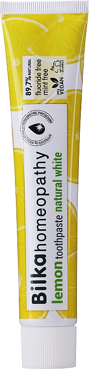 Homeopatyczna pasta do zębów Cytryna - Bilka Homeopathy Lemon Toothpaste — Zdjęcie N1