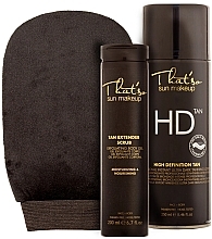 Zestaw do pielęgnacji ciała - That's So HD Tan Kit (spray/200ml + scr/250ml + glove) — Zdjęcie N1
