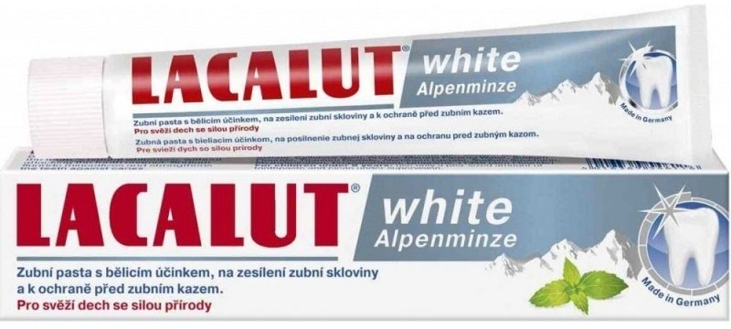 Pasta do zębów Biała alpejska mięta - Lacalut White Alpenminze Toothpaste — Zdjęcie N1