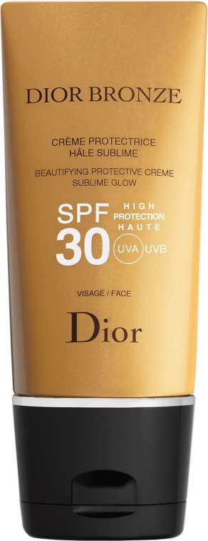 Przeciwsłoneczny krem do twarzy SPF 30 - Christian Dior Bronze Beautifying Protective Creme Sublime Glow