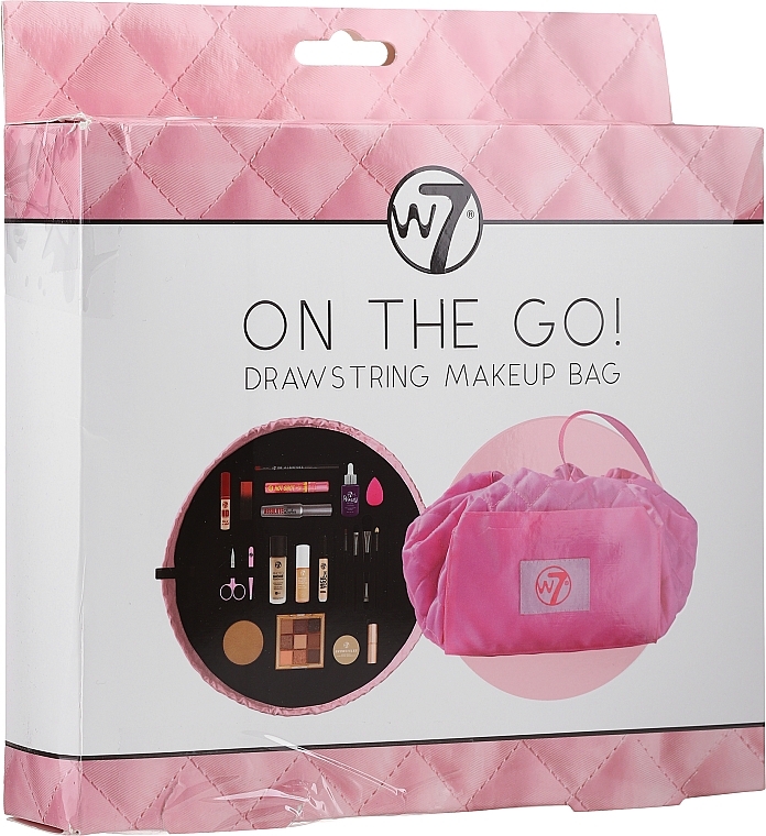 PRZECENA! Kosmetyczka ze sznurowanym zamknięciem - W7 On The Go Drawstring Makeup Bag * — Zdjęcie N4
