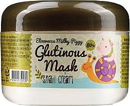 Kup Krem-maska ​​na noc z mucyną ślimaka - Elizavecca Face Care Milky Piggy Glutinous Mask 80% Snail Cream