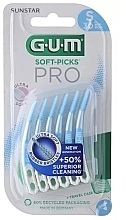 Zestaw szczoteczek międzyzębowych, niebieski - G.U.M Soft-Picks Pro Small — Zdjęcie N1