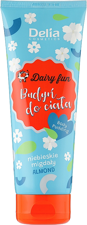 Budyń do ciała Niebieskie migdały - Delia Dairy Fun — Zdjęcie N1