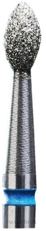Frez diamentowy, stożek, niebieski, średnica 2,5 mm, część robocza 4,5 mm - Staleks Pro  — Zdjęcie 1 szt.