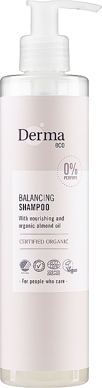 Naturalny szampon do włosów - Derma Eco Woman Balancing Shampoo — Zdjęcie N1