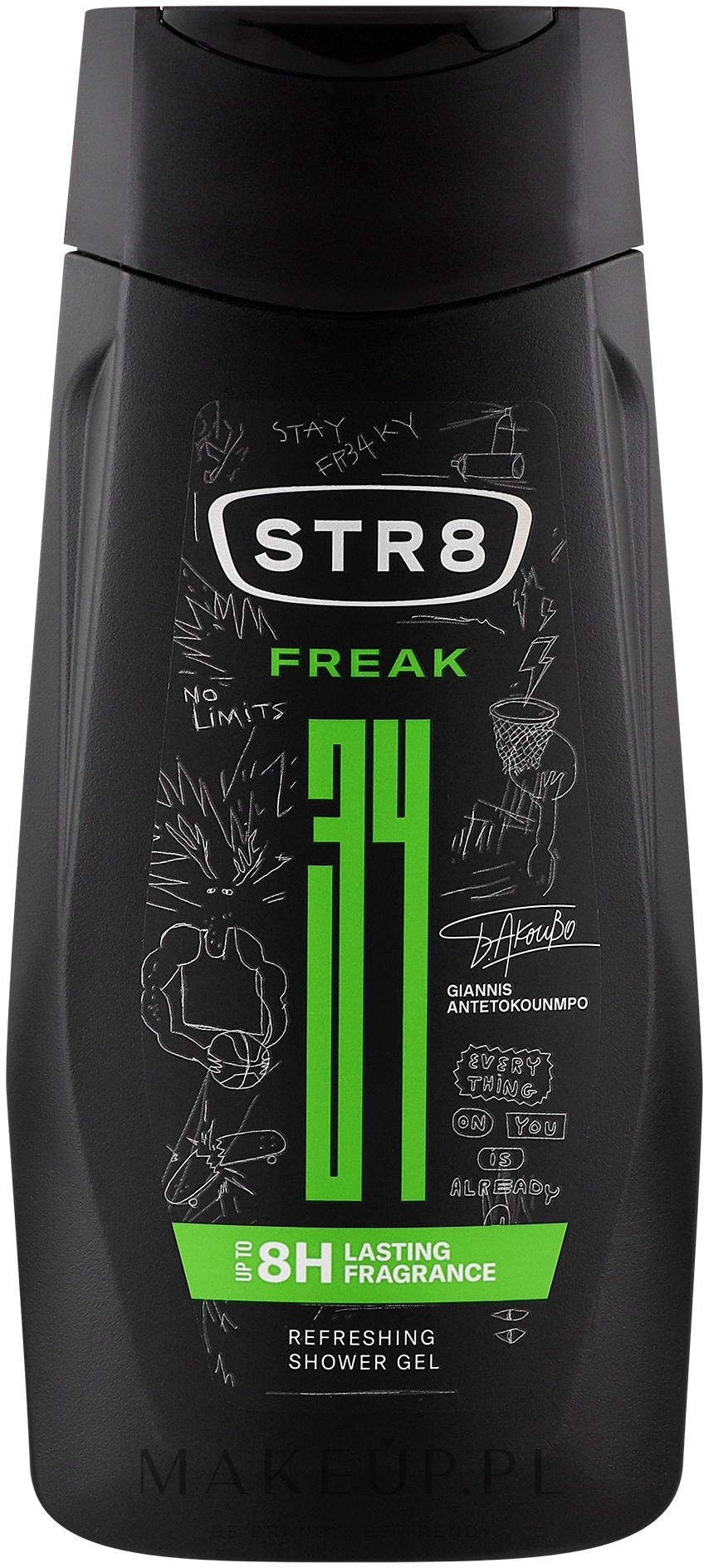 STR8 FR34K - Odświeżający żel pod prysznic dla mężczyzn — Zdjęcie 250 ml