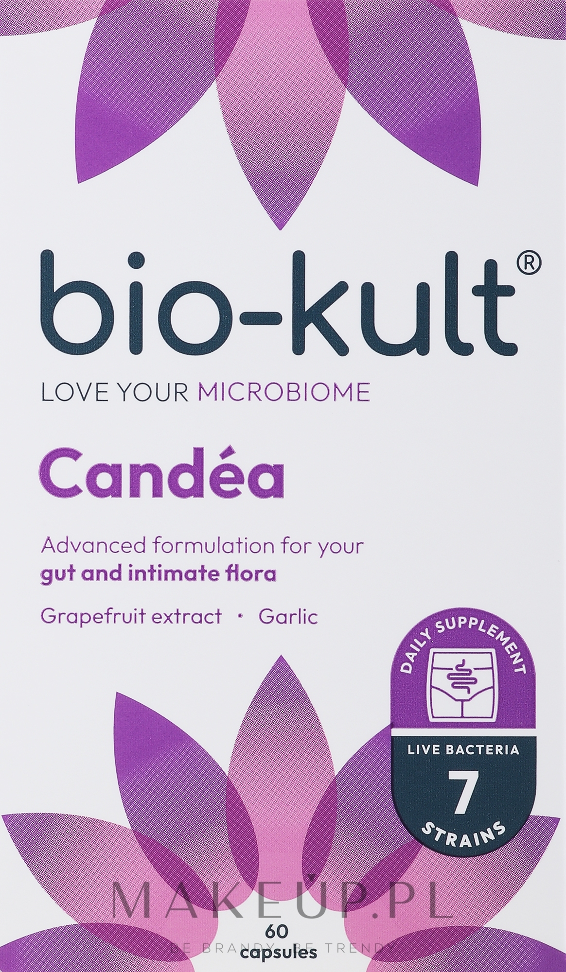 Zaawansowana formuła probiotyczna z dodatkiem czosnku i ekstraktu z grejpfruta - Bio-Kulit Candea — Zdjęcie 60 szt.
