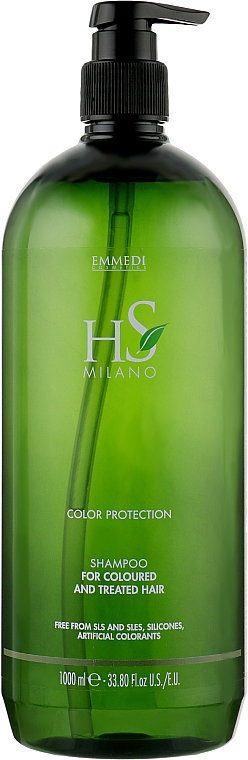 Szampon do włosów farbowanych - HS Milano Color Protection Shampoo — Zdjęcie N3