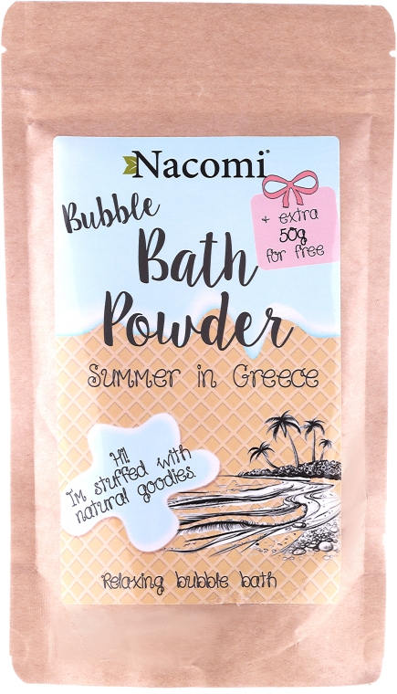 Puder do kąpieli Greckie lato - Nacomi Summer In Greece Bath Powder — Zdjęcie N1