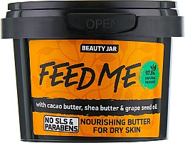 Odżywcze masło do ciała do skóry suchej z olejem winogronowym - Beauty Jar Feed Me Nourishing Butter — Zdjęcie N2