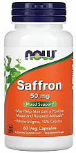 Suplement diety Szafran, 50 mg - Now Foods Saffron — Zdjęcie N1