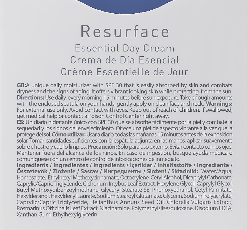 Nawilżający krem do twarzy na dzień - Farmasi Dr.C.Tuna Resurface Essential Day Cream — Zdjęcie N3