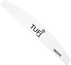 Pilnik do paznokci 180/240, biały - Tufi Profi Premium — Zdjęcie N1