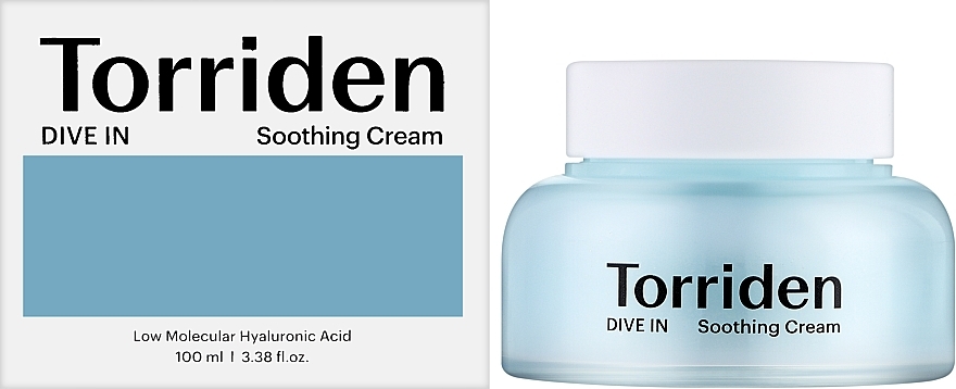 Łagodzący krem do twarzy z kwasem hialuronowym - Torriden Dive-In Soothing Cream — Zdjęcie N3