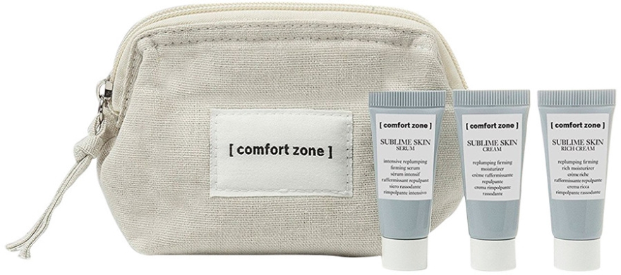 Zestaw - Comfort Zone Sublime Skin Set (ser/8ml + cr/8ml + cr/8ml + bag) — Zdjęcie N1
