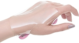 Ochraniacz dłoni dla wizażystki do blendowania kosmetyków Beauty Guru, różowa - MAKEUP Artist Mixing Palette Pink — Zdjęcie N3