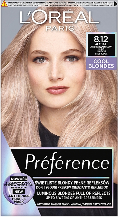 PRZECENA! Farba do włosów - L'Oreal Paris Preference Cool Blondes * — Zdjęcie N1