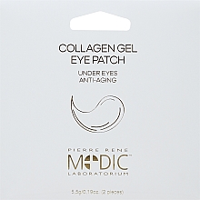 Kup Kolagenowe płatki pod oczy z kwasem hialuronowym - Pierre René Medic Laboratorium Anti-Aging Gel Eye Patch