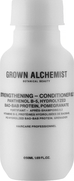 Wzmacniająca odżywka do włosów - Grown Alchemist Strengthening Conditioner 0.2 — Zdjęcie N1